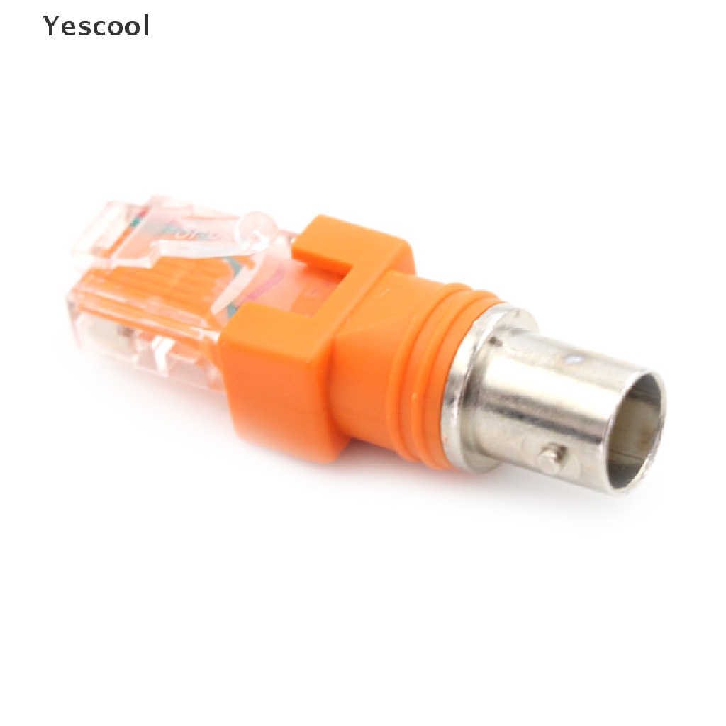 Yescool BNC Female to RJ45 Male Coaxial Barrel Coupler Adapter RJ45 to RF Connector .