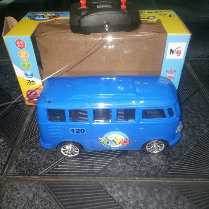 Mainan mobil remot Tayo