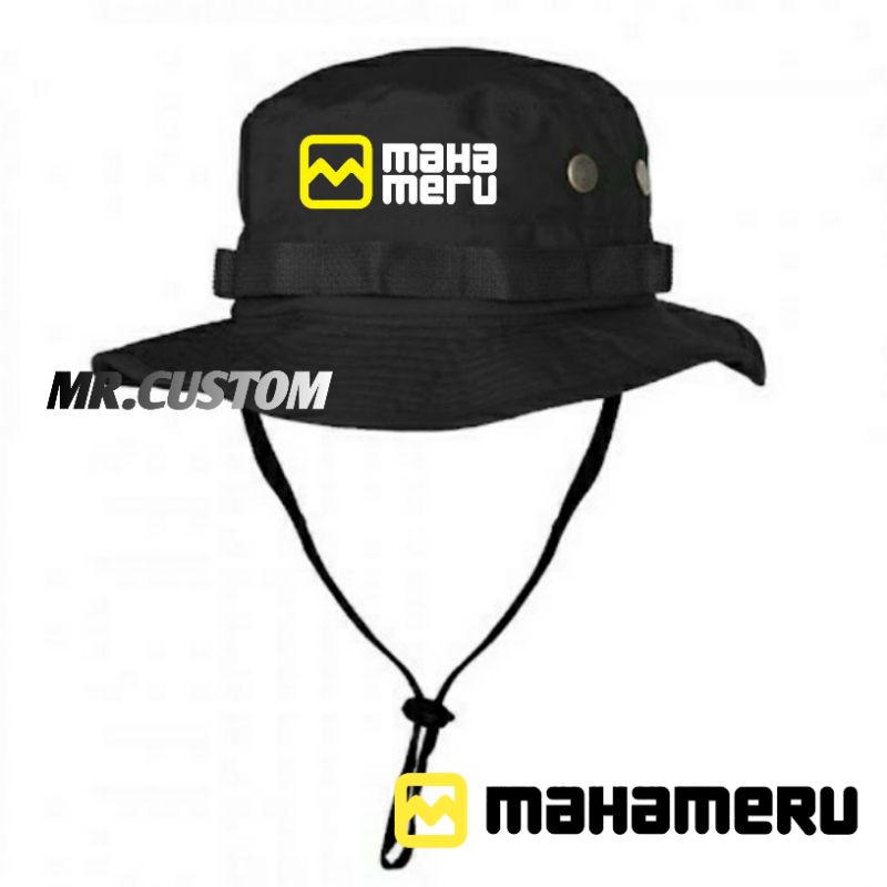 Topi rimba casual/topi hiking outdoor/topi gunung premium pria wanita lokal MAHAMERU OUTDOOR