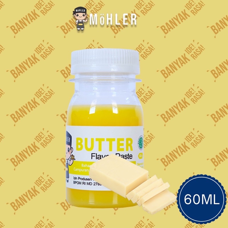 Pasta Perisa Pewarna MOHLER 60ml - BUTTER / MENTEGA