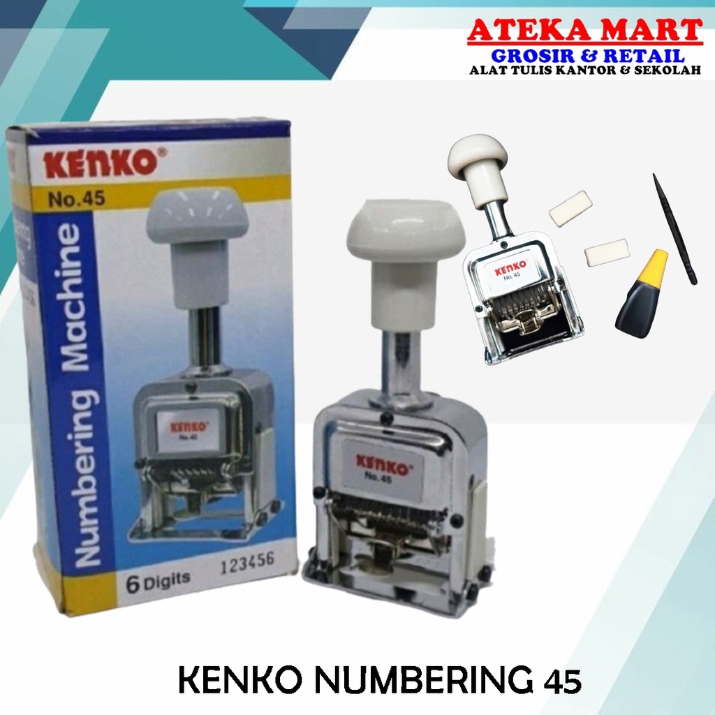 

KENKO NUMBERING 45/MESIN NOMOR OTOMATIS 6 DIGIT