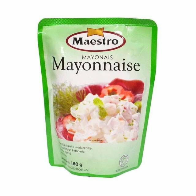 

Maestro Mayonnaise Pouch 180 gr - Mayonaise Maestro