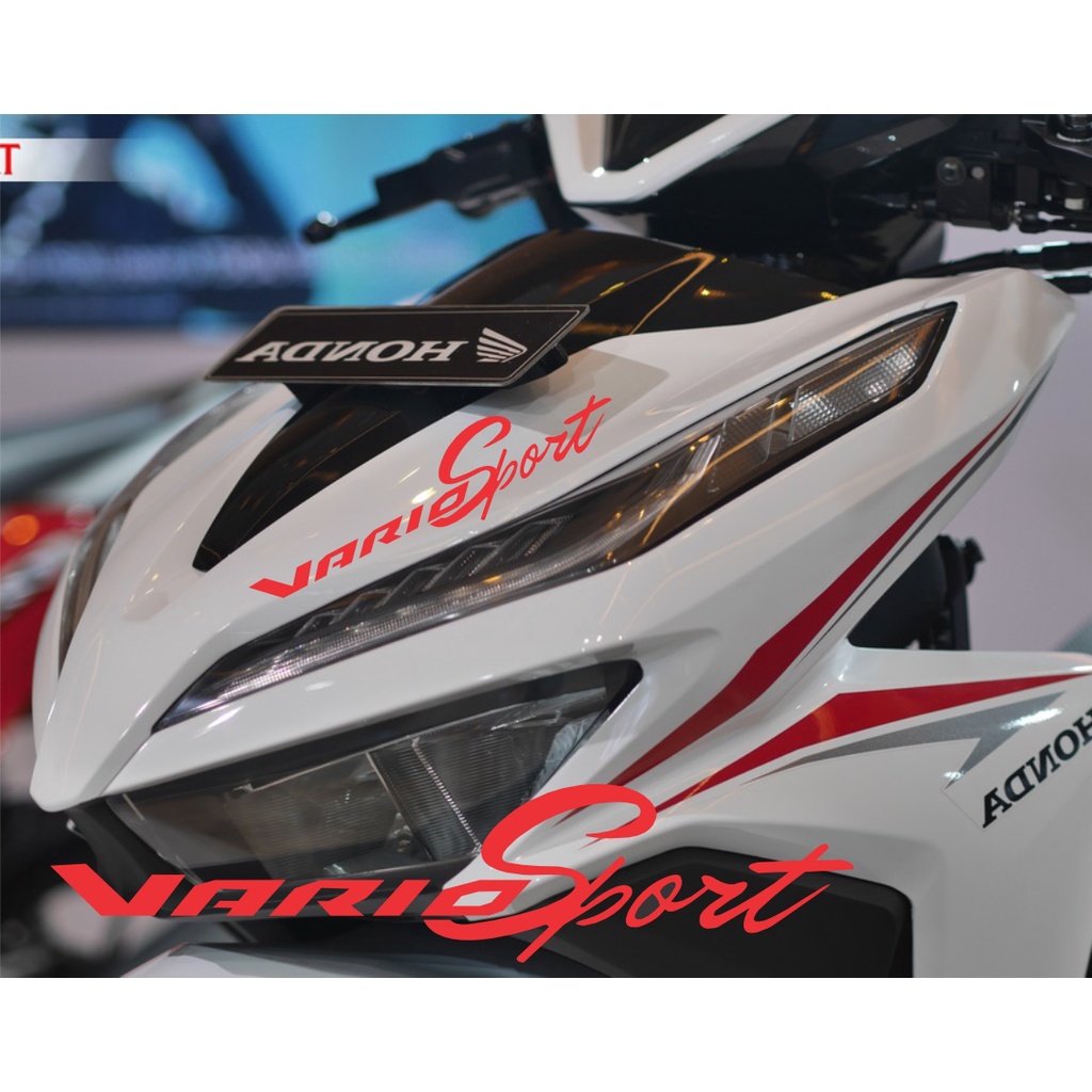 STIKER VARIASI MOTOR VARIO SPORT CUTTING STICKER SIGNATURE HOLOGRAM DAN WARNA