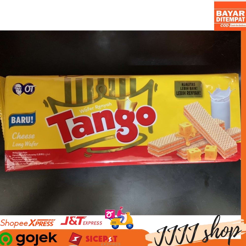 

Wafer Tango Cheese Snack Cemilan Rasa Keju130gr