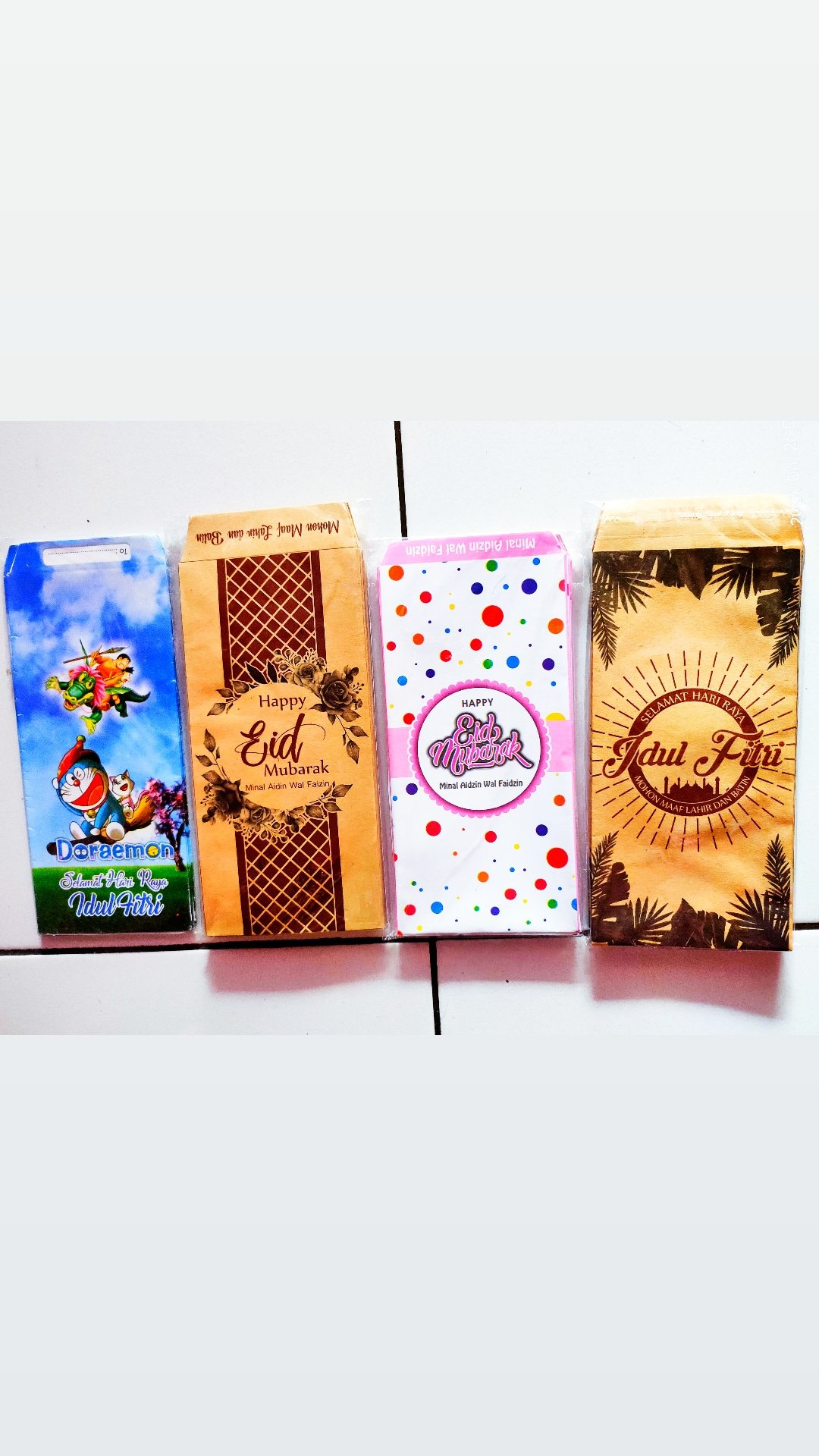 Amplop Lebaran Coklat Minimalis 10pc