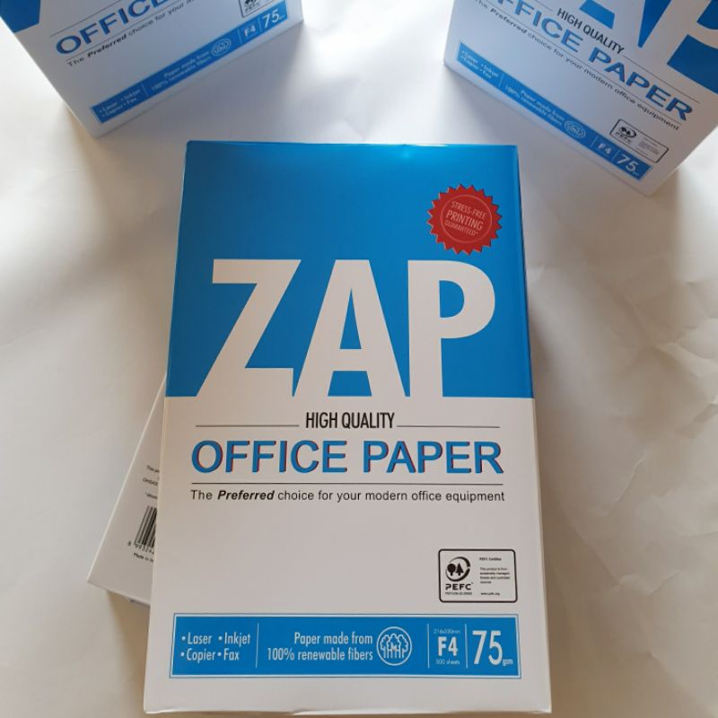 

Zap 75g F4 kertas fotokpi kertas print