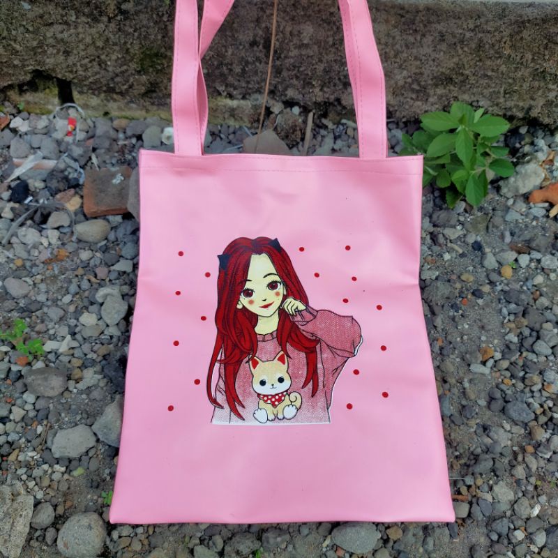 (CUCI GUDANG) Totebag Tas Karakter Murah 32x26cm