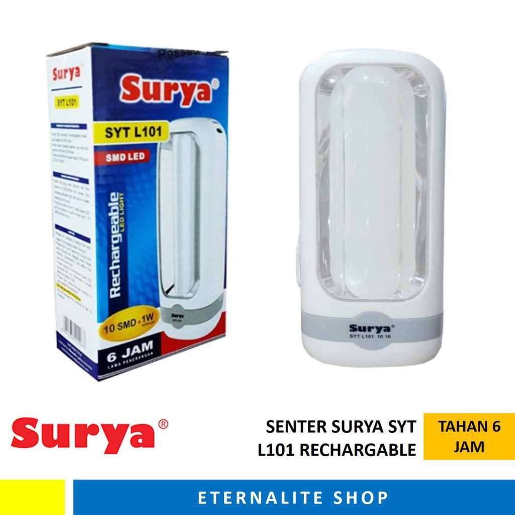 SENTER LAMPU SURYA SYT L101 EMERGENCY LED DARURAT LAMP