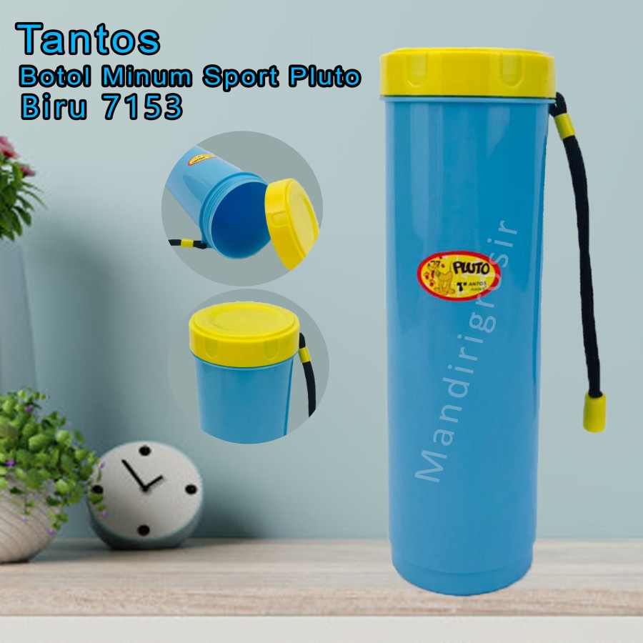 Botol minum * Botol minum sport Pluto * Warna Biru 7153 * 600 ml