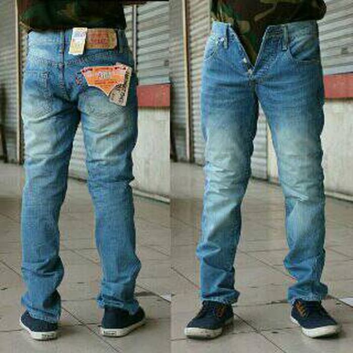 Celana Levis Original 501 Bioblit Scraf / Impor USA / Grosir Celana