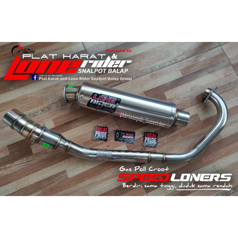 Knalpot Lone rider original-type ME-satria fu