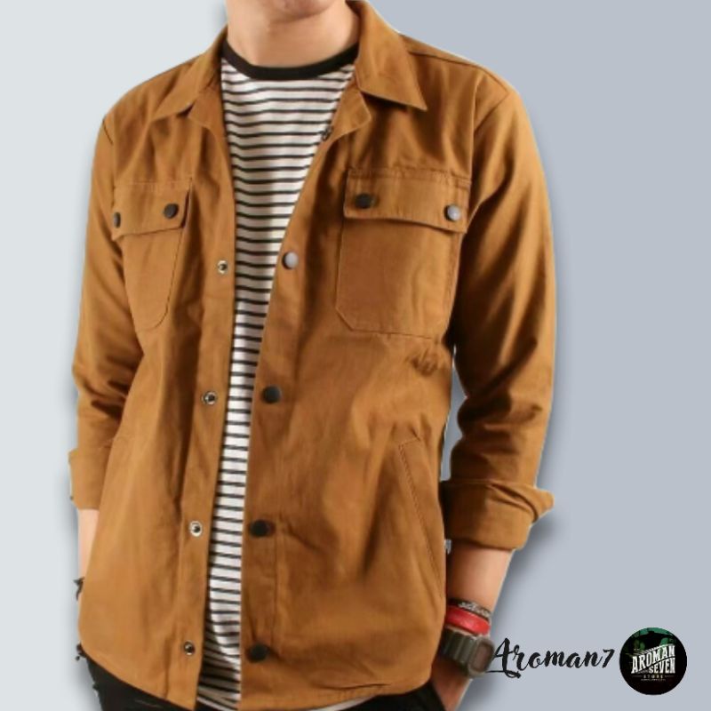 Jaket Semi Parka Wolv /Kemeja Semi Parka