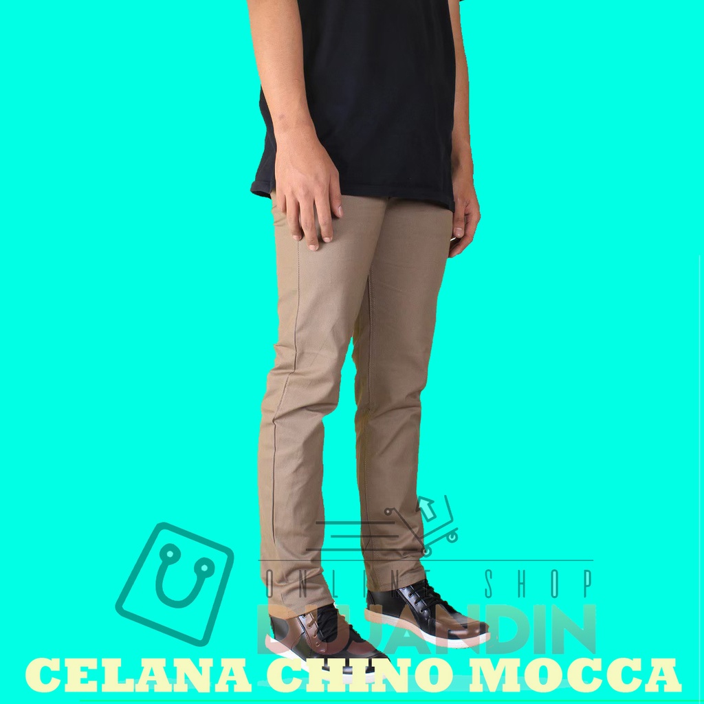 CELANA PRIA CHINO Slim fit Panjang Kerja kantor Santai Cowok trending masa kini for hongout recomended