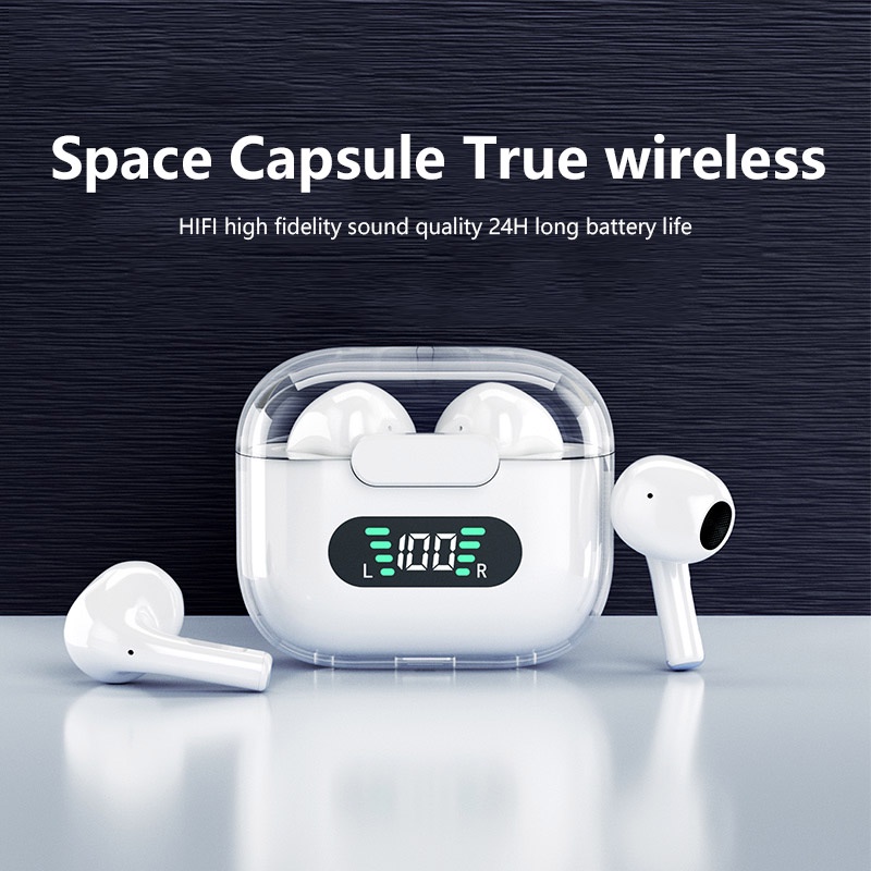 M16 PRO HIFI Stereo Smart Digital Display Gaming No Delay Headset Bluetooth Ultra-Long Battery Life Sweat-proof Wireless Earphone