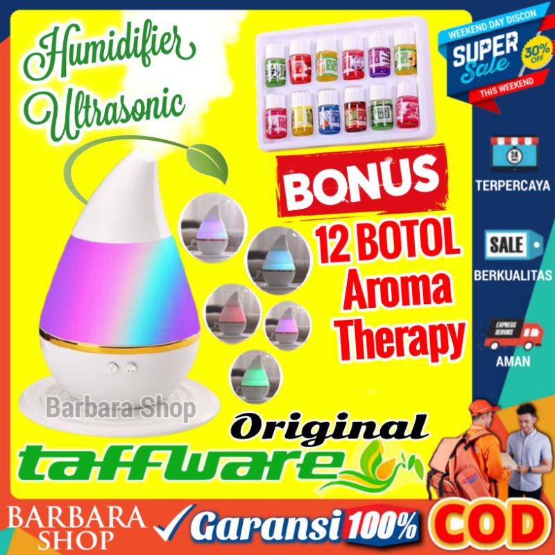 Humidifier Diffuser Aromaterapi LED Unik Gratis Essential Oil Aromatherapy Disfuser Ultrasonic Pelembab Ruangan Ac