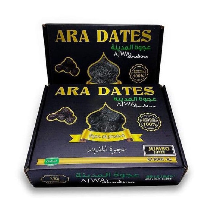 

Ready - Kurma Ajwa Jumbo 1Kg Asli Madinah
