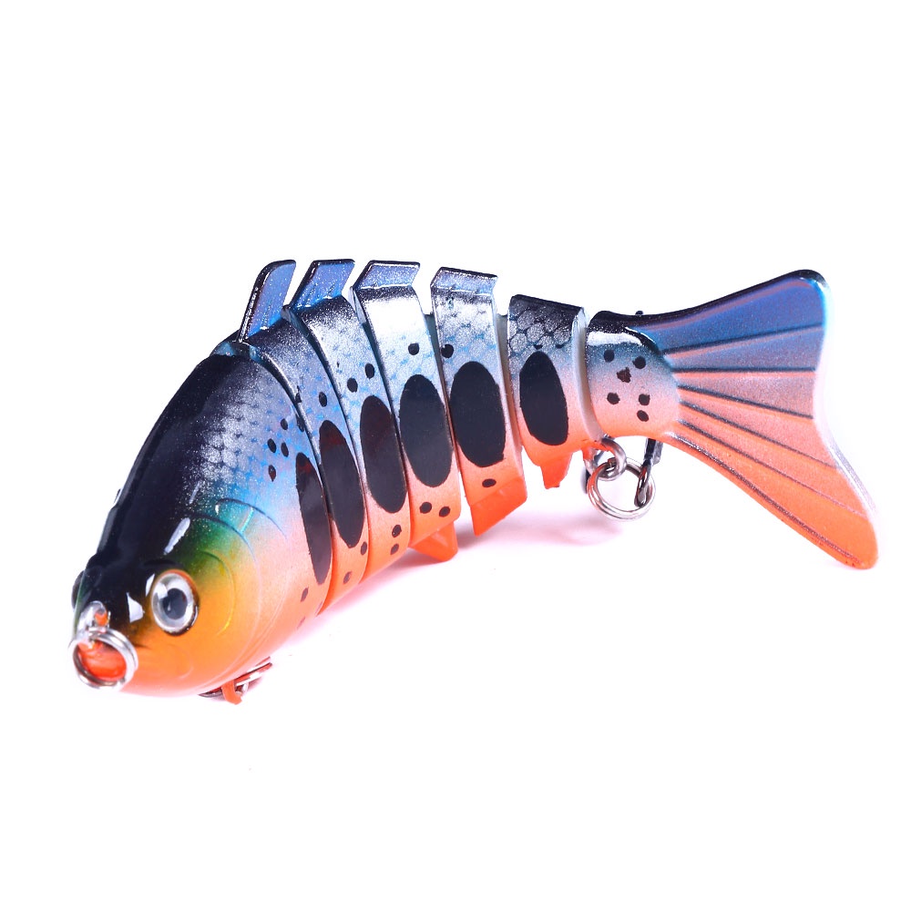 Umpan Pancing Hard Bait 7 Bagian Ukuran 3.9 &quot;