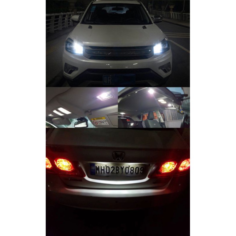 Lampu Spextrum Mobil Led Senja T10 Canbus 6 Smd Proyektor Sen Belok Mundur Kabin Plat Nomor 12V 3W
