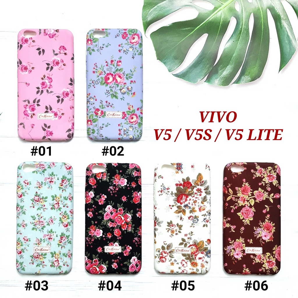 VIVO V5 V5S V5 LITE V5 PLUS V7 V7 PLUS V11 V11I V11 PRO V15 V15 PRO V17 PRO | CK FLOWER Soft Case Glow In The Dark