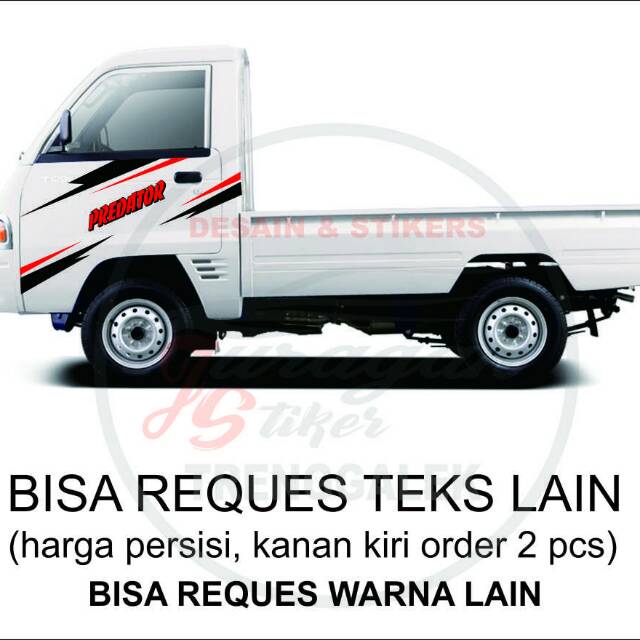 Striping Sport Pickup L300 Dan T120ss Kombinasi 2 Warna Terbaru