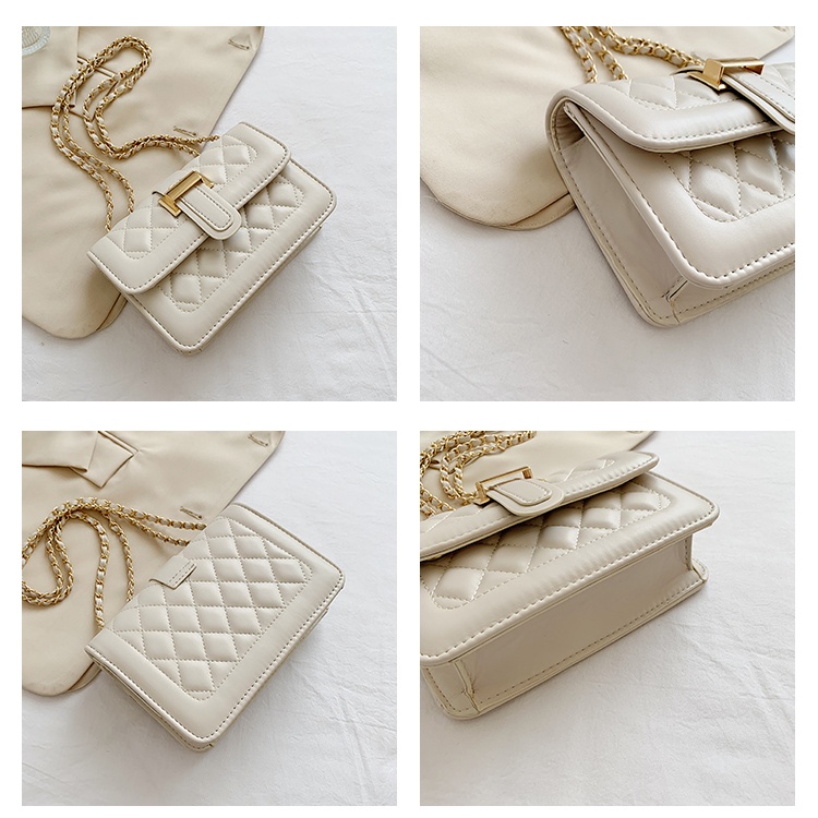 Tas Selempang Wanita Slingbag Fashion Tas Fashion chain messenger bag tas bahu genggam tekstur kasual