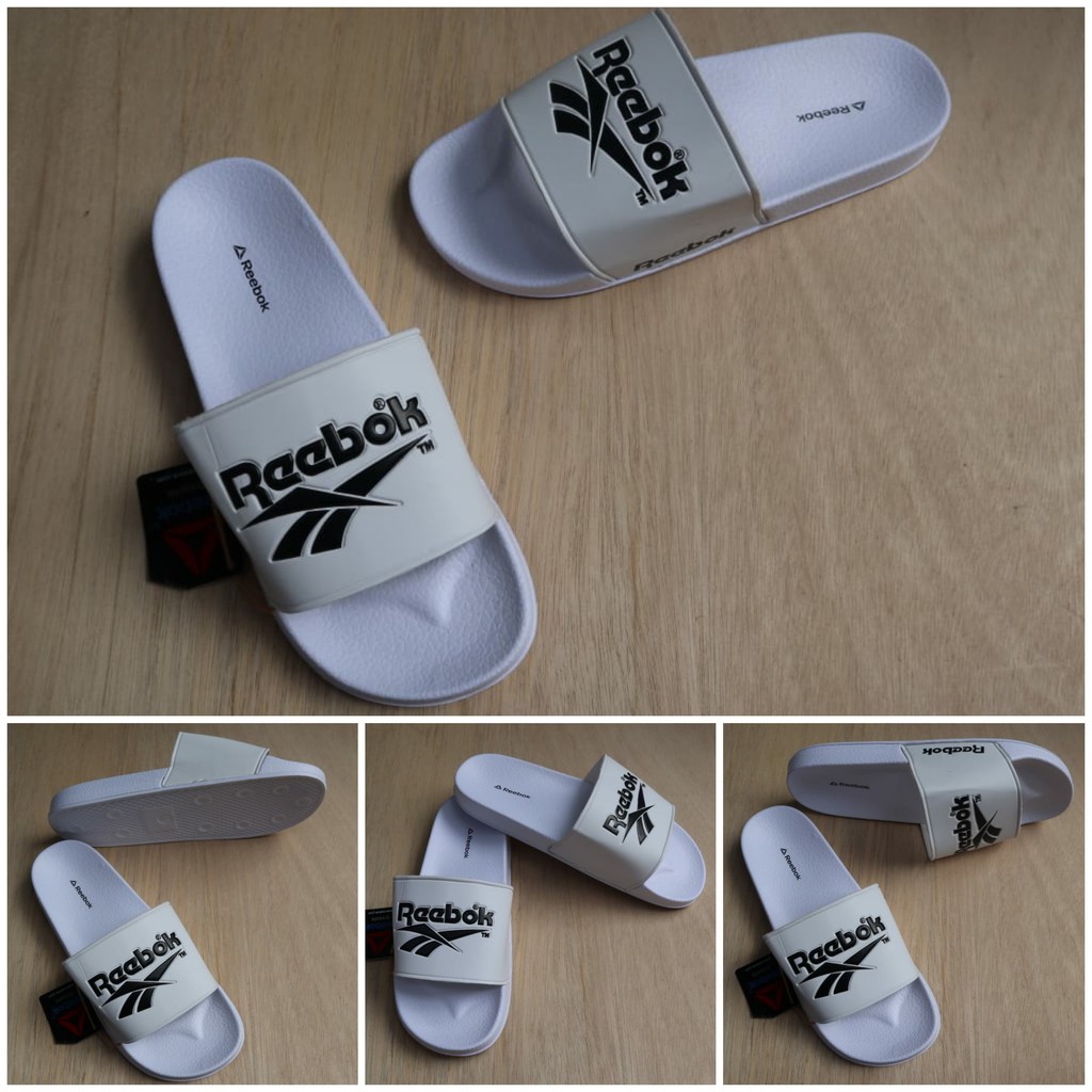 sandal reebook_ pria casual formal santau hangout - sandal pria flat slide - sandal bennasi pria