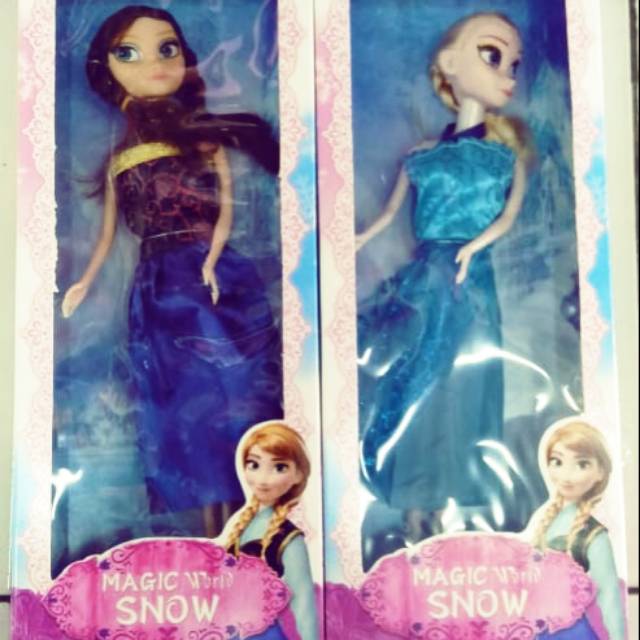 Boneka barbie frozen ana elsa medium