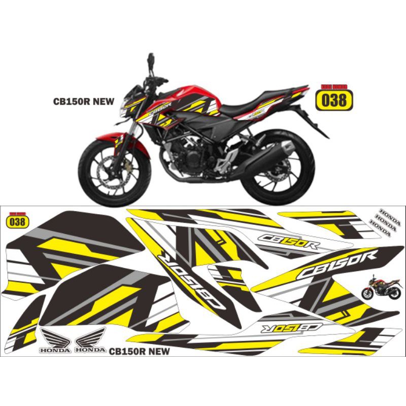 striping variasi cb 150 r new  / decal cb150r new / is