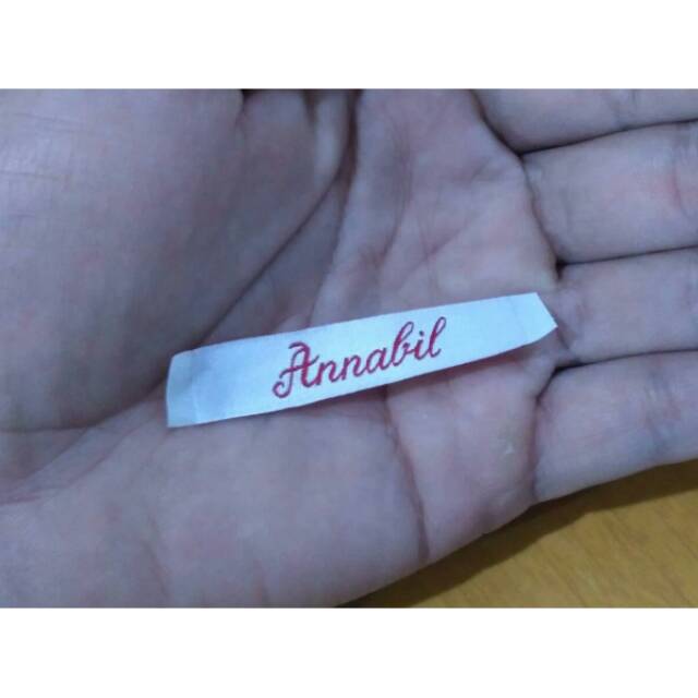 

Woven Label / Label hijab / Damask / uk 1.2x5cm / Label Rajut