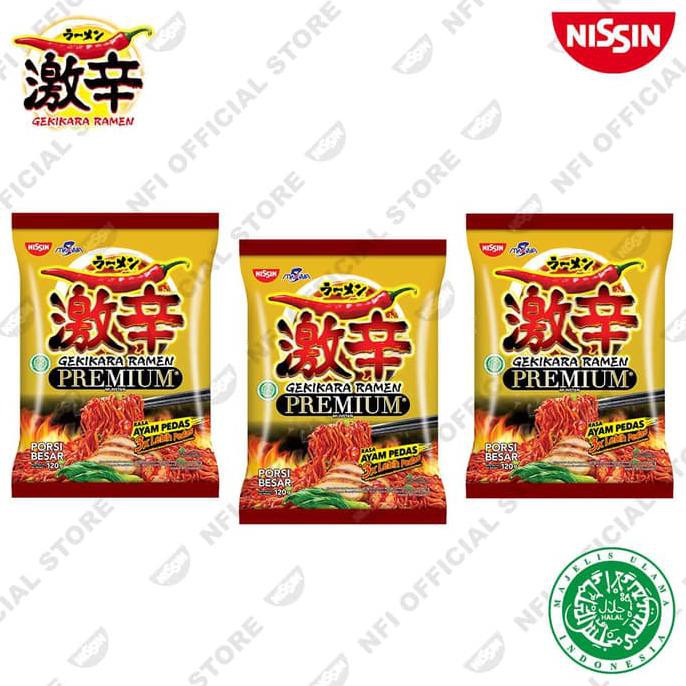 

Hrg Diskon Nissin Gekikara Ramen Goreng Premium - 360Gr - 3 Pcs