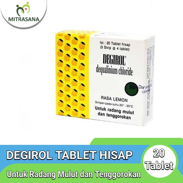 Degirol Tablet Hisap - Tablet Hisap Untuk Antiseptik Mulut