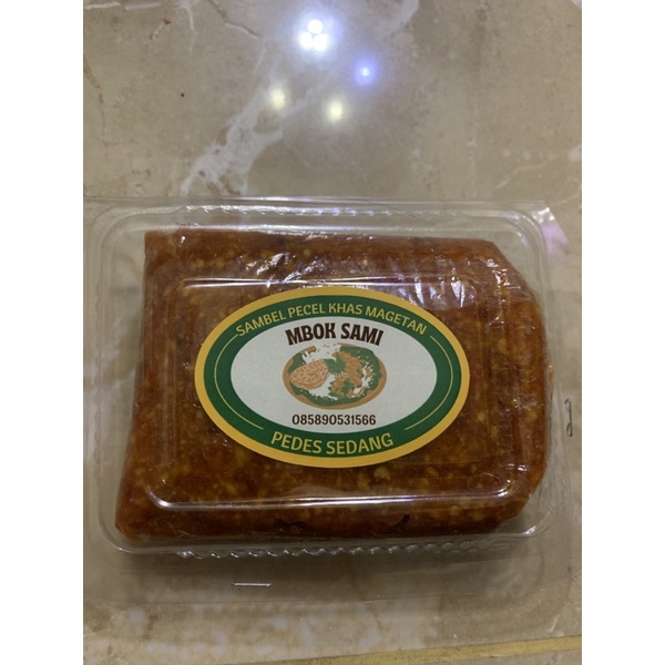 

[BUMBU PECEL TANPA MINYAK 200GRAM] Sambal nasi pecel khas Magetan sambal kacang bumbu kacang