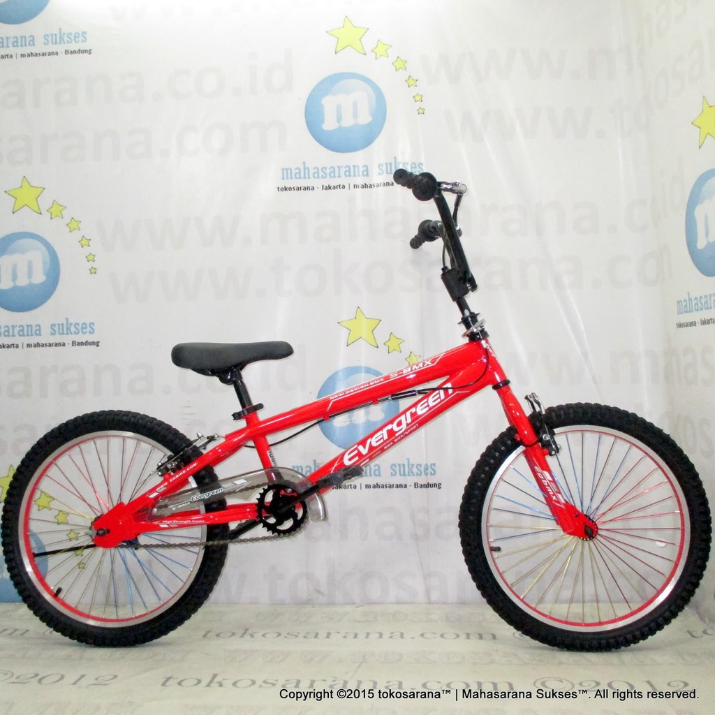  Sepeda  BMX  Evergreen E3 FreeStyle  Remaja Dewasa 20 Inci Hi 