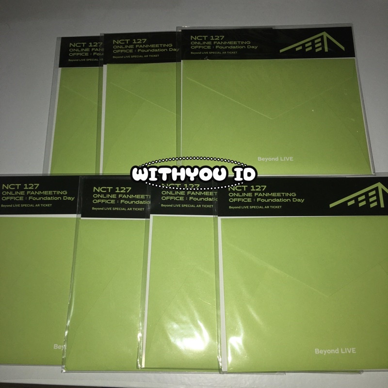 AR ticket NCT 127 SEALED Online Fanmeeting Office: Foundation Day, Jaehyun Taeyong Jungwoo Doyoung M