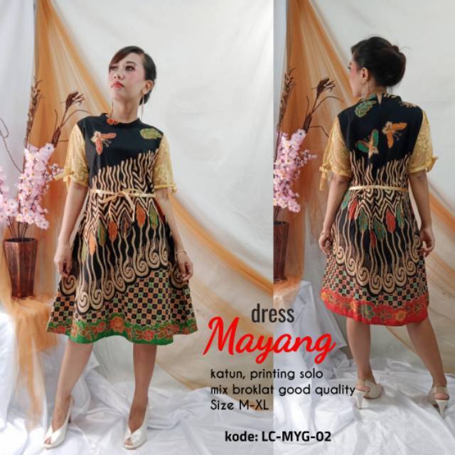 Dress Mayang Bruklat