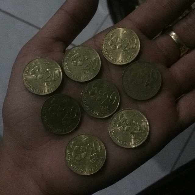 Uang koin  20 sen