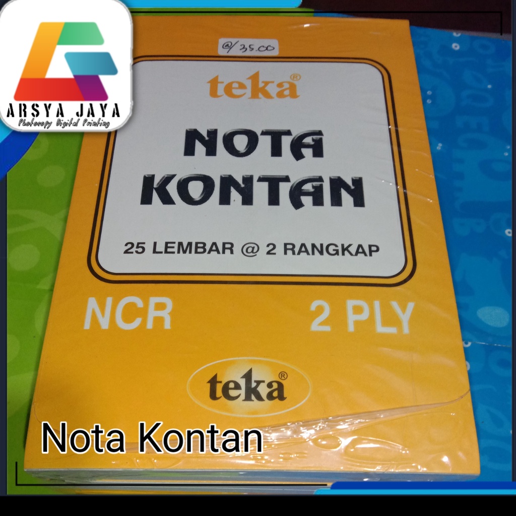 

Nota NCR Kecil 2PLY