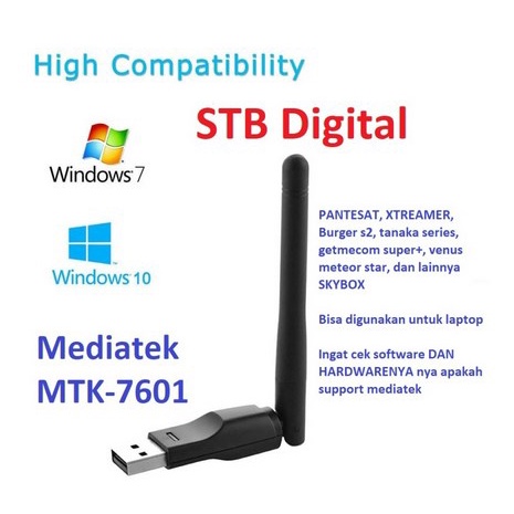 ITSTORE Mediatek MT7601 USB Wifi Dongle untuk STB receiver Wireless Adapter 150Mbps MTK7601 dongle STB wifi adapter