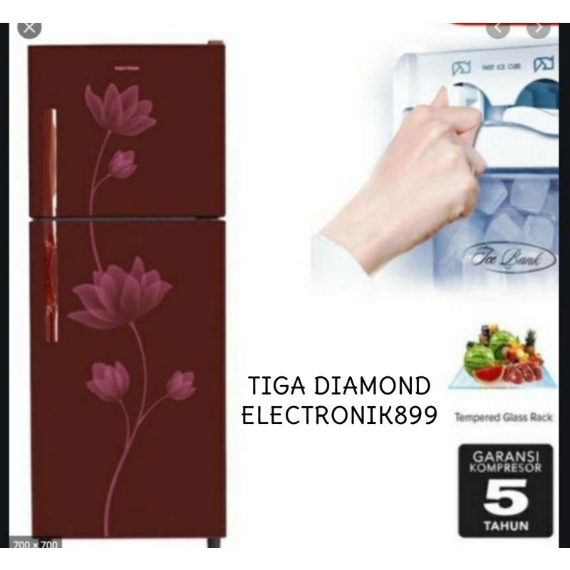 POLYTRON KULKAS 2 PINTU 230L PRB239B