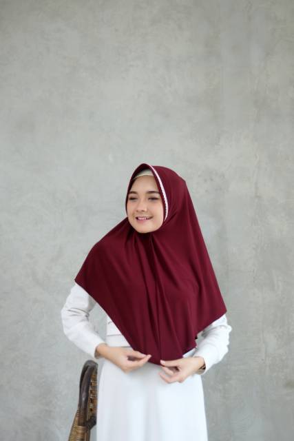 KHIMAR / HIJAB TERBARU - INSTAN PED RENDA - BEST SELLER BAHAN STELLA HALUS PREMIUM7