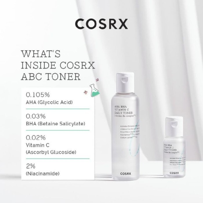 COSRX Hydrium Watery Toner 50ml / AHA BHA Vitamin C Refresh Daily Toner 30ml / Full Fit Propolis Toner 30ml