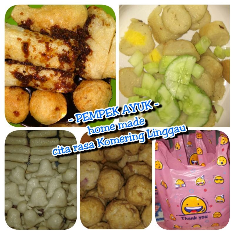 

Pempek AYUK / pempek kecil lenjer / telor kecil / adaan / kulit / kapal selam / pempek homemade