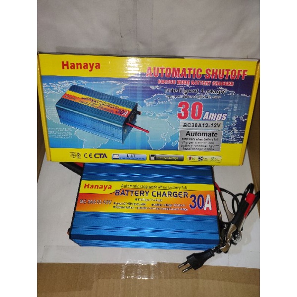 BATERAE CHARGER ACCU AKI 30 AMPERE 12 VOLT