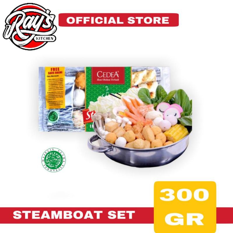 

Cedea Steamboat Set 300Gr - Steamboath komplit free Saos Dash Shabu Shabu
