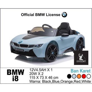  Remote  Control Mobil  Aki Anak Bmw  I8  Unikid Uk786 Mainan 