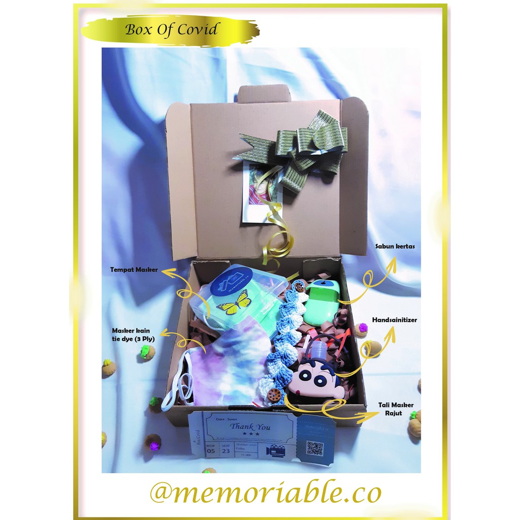 READY STOCK | PAKET HAMPERS BOX OF COVID/HAMPERS WISUDA/HAMPERS NIKAH/BOXGIFT NEW NORMAL KIT