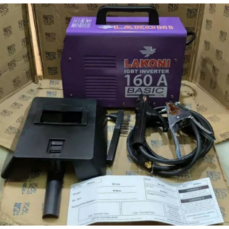 Mesin Las Lakoni Basic 160 A 900 Watt Garansi mesin las MMA