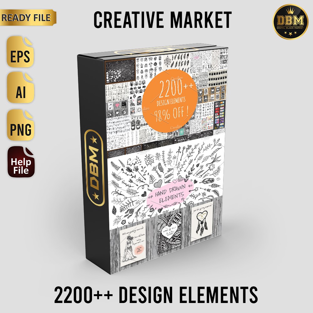 2200+ Design Elements - Vector Designs