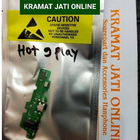 PAPAN BOARD UI CHARGER INFINIX HOT 9 PLAY/X680