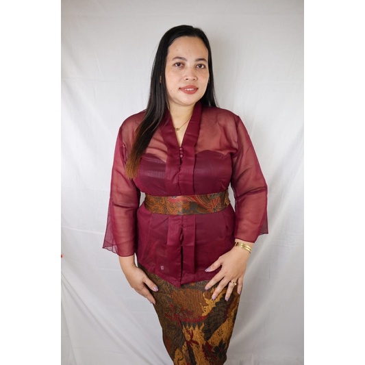 Kebaya Jadi Kartini - kebaya jumbo - kartini jumbo - kartini lengan terompet jumbo - kebaya bali